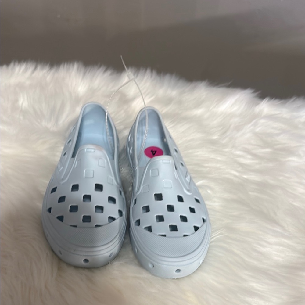 Vans Perforated Sky Blue Slip-Ons